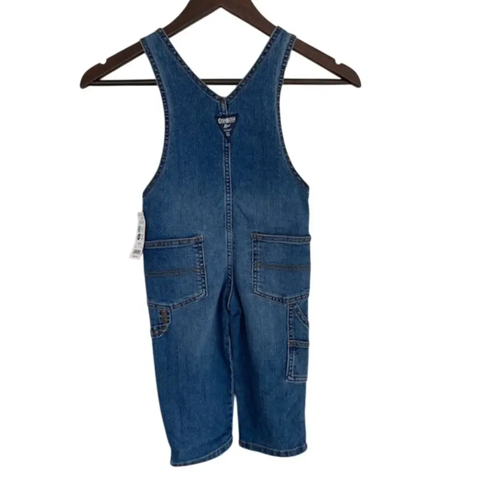 OshKosh B'gosh Blue Jean Denim Overalls - 2T - NWT